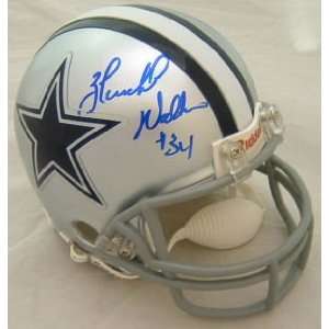  Herschel Walker Autographed Dallas Cowboys Mini Helmet 