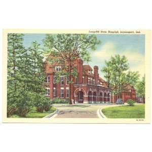 1940s Vintage Postcard Longcliff State Hospital   Logansport Indiana