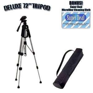  72 Inch Full Size Tripod with Carrying Case For The Olympus E 20 