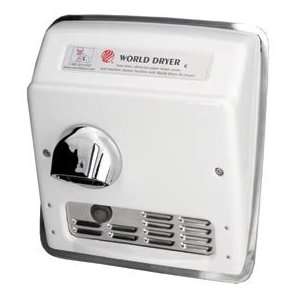  World Dryer XRA5 Q974 Model A Hand Dryer, Recessed, Cast 