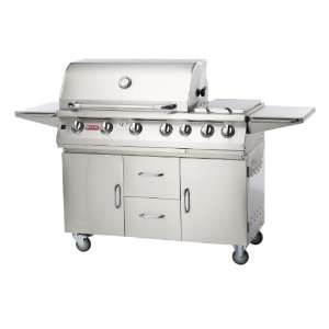  Outdoor Products 28368 47 inch 7 Burner Premium Stainless Steel Gas 