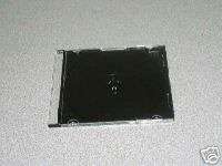 300 NEW 5.2MM SLIM CD JEWEL CASES W/ BLACK TRAY JL08  