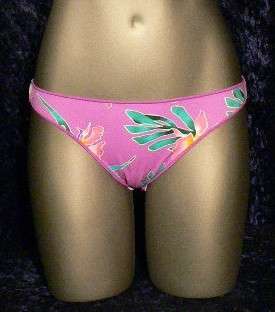 Low rise swimsuit bikini bottoms have moderate front and back coverage 