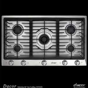 Dacor Distinctive 36 In. Stainless Steel Gas Cooktop   DCT365SLPH