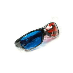  1x plastic red blue 3D glasses for 3D movie/game New 