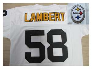 Pittsburgh Steelers Jack Lambert #58 Jersey Away  