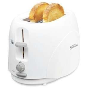    Top Quality By 2 SLICE WIDE SLOT TOASTER, WHITE: Office Products