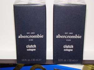 Abercrombie Fitch Clutch Kids / men Cologne 2x1oz 2oz  