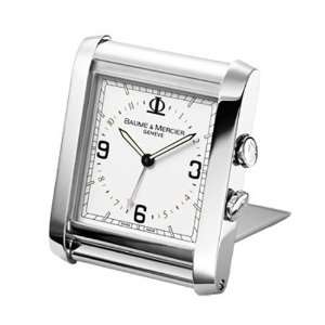   Baume & Mercier Hampton Square Alarm Clock: Baume et Mercier: Watches