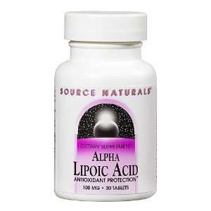    Source NaturalsÂ® Alpha Lipoic Acid