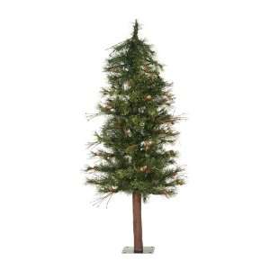  6 Mixed Country Alpine Tree 200 Clear Lights 442 Tips 