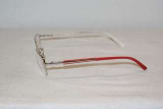New Miu Miu Silver Eyeglasses Mod. VMU 58D & Case  