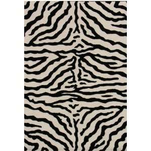  Zebra Print Area Rugs Animal Skin 2x8 Black Runner 