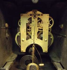 Impressive Antique Ansonia Iron Mantle Clock  