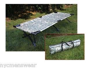 ACU DIGITAL CAMO COT WITH BLACK LEGS DURABLE MILITARY  