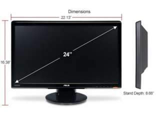 ASUS VH242H DVI, 1080p HDMI Widescreen 24 LCD Monitor 610839776177 