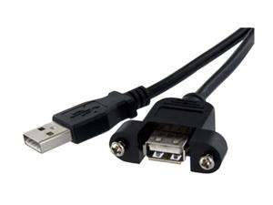      StarTech USBPNLAFAM1 1 ft. Panel Mount USB Cable A to A F M