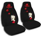 CUTE SET BETTY BOOP FRONT CAR SEAT COVERS,CHOOSE COLOR BACK SEAT COVER 