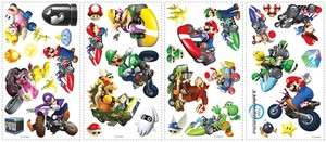   34 BiG Wall Stickers Race Car Room Decor Game Decals NINTENDO WII D