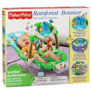 Fisher Price Rainforest Bouncer Baby Seat New Fast Ship  