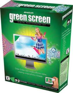 Westcott Digital Green Screen Kit w/100 backgrounds  