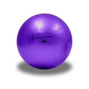  Empower Soft Medicine Ball with DVD   Purple (4 lbs 