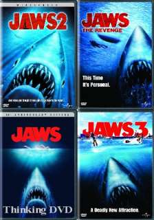 JAWS 1 2 3 4 THE REVENGE New Sealed 4 DVD All 4 Films  