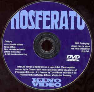 Nosferatu DVD Horror Classic Movie Kino Video Schreck  