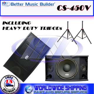BMB Better Music Builder CS 450V CS450 CS500 450 Watts 10 Woofer w 