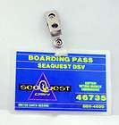 seaquest dsv id badge boarding pass 