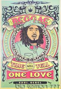 Bob Marley One Love Reggae Music Poster # 4 23x34  
