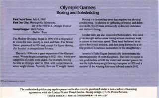 GOLD STAMP REPLICA FIRST DAY ISSUE 1990 OLYMPIC GAMES  