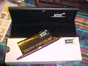 MONTBLANC 2918 RED PUSH CLICK BALLPOINT PEN NEW IN BOX  