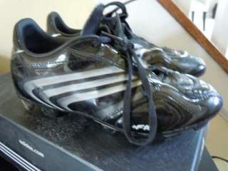 Boys Adidas Soccer Cleats size 1.5 US Black  