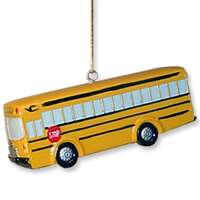 Blue Bird All American Transit School Bus Ornament  