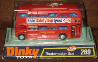   ROUTEMASTER BUS #289 1970S ESSO SAFETY GRIP TYRES LONDON TRANSPORT