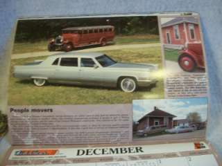Old Cars Magazine 1995 Company Cars Collectors Calendar  