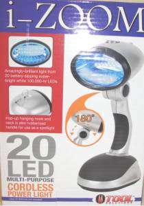 LED Camping Light Table Lamp 20X Power Light 180° NEW  