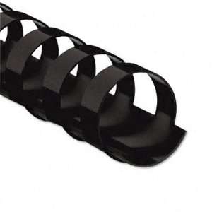  Black plastic binding combs   1/2 90 Sheet Capacity, Black 