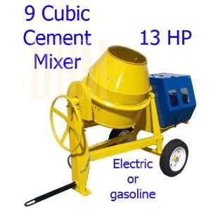   Cubic Cement Concrete Mixer Electric or Gasoline