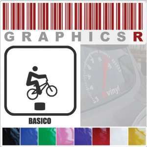 Sticker Decal Graphic   BMX Motocross Bike Bicycle Badge Basic Trick 