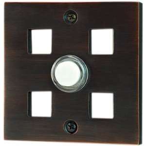  NuTone NB0048RB Decorative Door Chime Push Button, Recess 