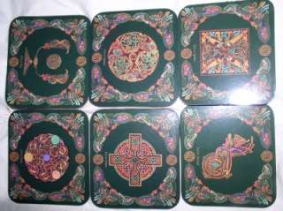Jim Fitzpatricks Irish Celtic Art Myths Coasters Set  