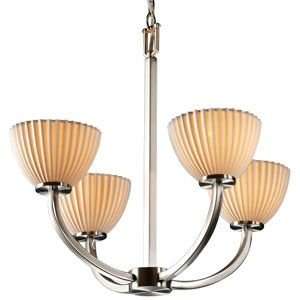   Arch Bowl Chandelier by Justice Design Group : R069471 Shape Hourglass