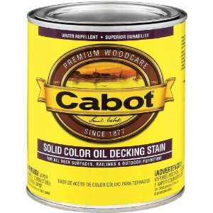  Cabot Quart White Base Solid Color Decking Stain W/ Teflon 