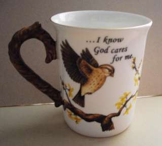 Crystal Cathedral Sparrow Bird God Bone China Coffee Mug 34th  