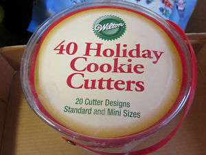 WILTON 40 Count Holiday Cookie cutters $11.99 ea  