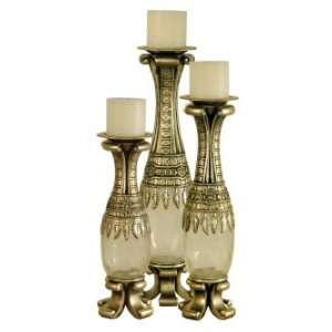  PLATINA, CANDLEHOLDERS, S/3 Candleholders Accessories and 