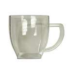 OUNCE CLEAR SQUARE PLASTIC COFFEE MUGS/CUPS 32 PIECES
