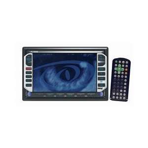 Din Touch Screen 6.5 Motorized TFT LCD Monitor w/DVD/CD/MP3 Player 